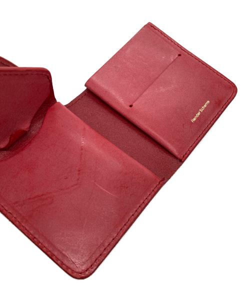 HENDER SCHEME（エンダースキーマ）Hender Scheme (エンダースキーマ) ”wallet”ブライドルレザーウォレット レッドの古着・服飾アイテム
