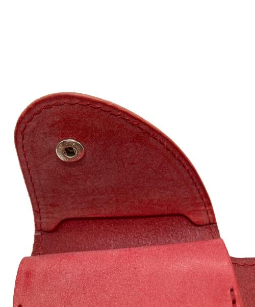 HENDER SCHEME（エンダースキーマ）Hender Scheme (エンダースキーマ) ”wallet”ブライドルレザーウォレット レッドの古着・服飾アイテム