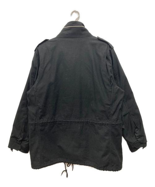 HOUSTON（ヒューストン）HOUSTON (ヒューストン) M65ジャケット ブラック サイズ:XLの古着・服飾アイテム