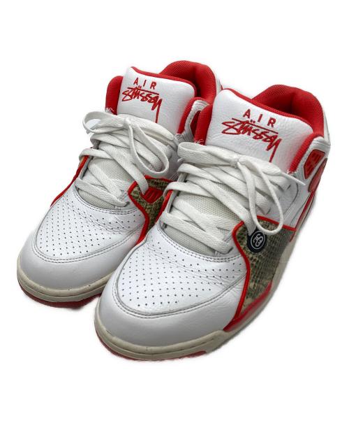NIKE（ナイキ）NIKE (ナイキ) stussy (ステューシー) Air Flight 89 Low SP ホワイト×レッド サイズ:27.5の古着・服飾アイテム