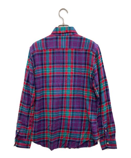 RALPH LAUREN（ラルフローレン）RALPH LAUREN (ラルフローレン) クラシックフィットチェックシャツ パープル サイズ:Mの古着・服飾アイテム