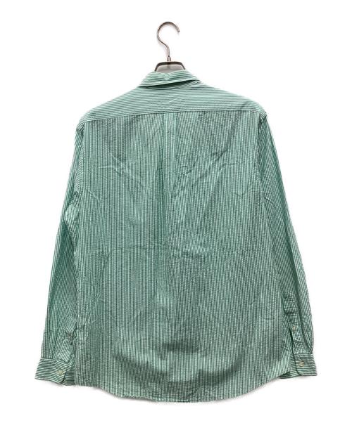 POLO RALPH LAUREN（ポロ・ラルフローレン）POLO RALPH LAUREN (ポロ・ラルフローレン) シアサッカーチェックシャツ グリーン サイズ:Lの古着・服飾アイテム
