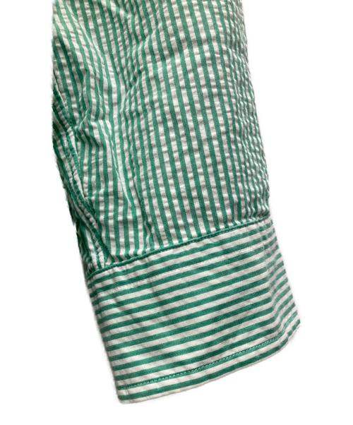 POLO RALPH LAUREN（ポロ・ラルフローレン）POLO RALPH LAUREN (ポロ・ラルフローレン) シアサッカーチェックシャツ グリーン サイズ:Lの古着・服飾アイテム