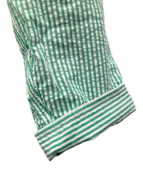 POLO RALPH LAUREN（ポロ・ラルフローレン）POLO RALPH LAUREN (ポロ・ラルフローレン) シアサッカーチェックシャツ グリーン サイズ:Lの古着・服飾アイテム