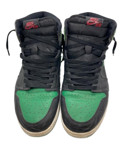 NIKE（ナイキ）NIKE (ナイキ) AIR JORDAN 1 RETRO HIGH OG ハイカットスニーカー グリーン×ブラック サイズ:28.5の古着・服飾アイテム