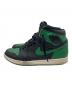 NIKE (ナイキ) AIR JORDAN 1 RETRO HIGH OG ハイカットスニーカー グリーン×ブラック サイズ:28.5：8000円