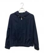 LACOSTEラコステ）の古着「ウールブレンドフランネルジップジャケット」｜ネイビー