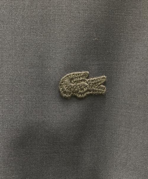 LACOSTE（ラコステ）LACOSTE (ラコステ) ウールブレンドフランネルジップジャケット ネイビー サイズ:XLの古着・服飾アイテム