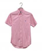 RALPH LAURENラルフローレン）の古着「半袖ボタンダウンシャツ」｜ピンク