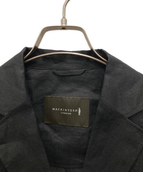 MACKINTOSH LONDON（マッキントッシュ ロンドン）MACKINTOSH LONDON (マッキントッシュ ロンドン) シアーラミージャケット ブラック サイズ:38 未使用品の古着・服飾アイテム