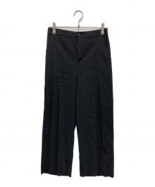 MACKINTOSH LONDON（マッキントッシュ ロンドン）の古着「リネンレーヨンストレッチパンツ」｜ブラック