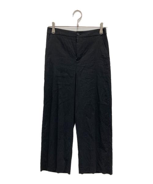 MACKINTOSH LONDON（マッキントッシュ ロンドン）MACKINTOSH LONDON (マッキントッシュ ロンドン) リネンレーヨンストレッチパンツ ブラック サイズ:38の古着・服飾アイテム
