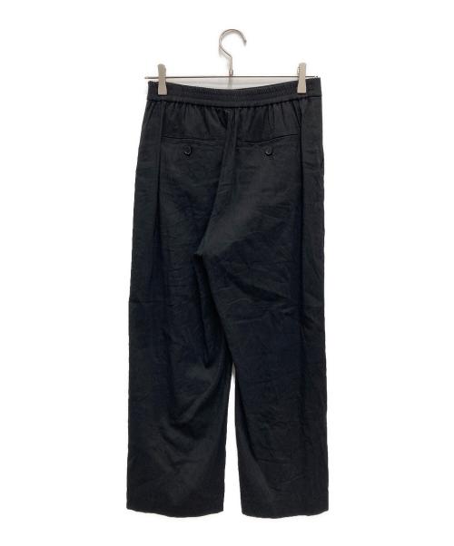 MACKINTOSH LONDON（マッキントッシュ ロンドン）MACKINTOSH LONDON (マッキントッシュ ロンドン) リネンレーヨンストレッチパンツ ブラック サイズ:38の古着・服飾アイテム