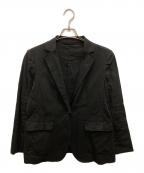 MACKINTOSH LONDONマッキントッシュ ロンドン）の古着「リネンレーヨンストレッチジャケット」｜ブラック