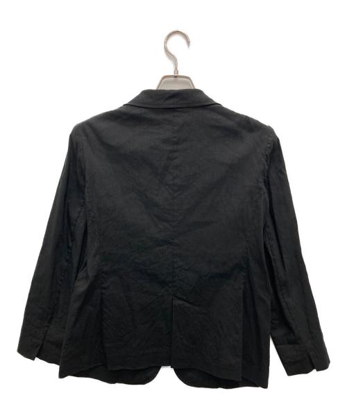 MACKINTOSH LONDON（マッキントッシュ ロンドン）MACKINTOSH LONDON (マッキントッシュ ロンドン) リネンレーヨンストレッチジャケット ブラック サイズ:38の古着・服飾アイテム