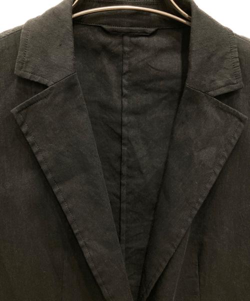 MACKINTOSH LONDON（マッキントッシュ ロンドン）MACKINTOSH LONDON (マッキントッシュ ロンドン) リネンレーヨンストレッチジャケット ブラック サイズ:38の古着・服飾アイテム