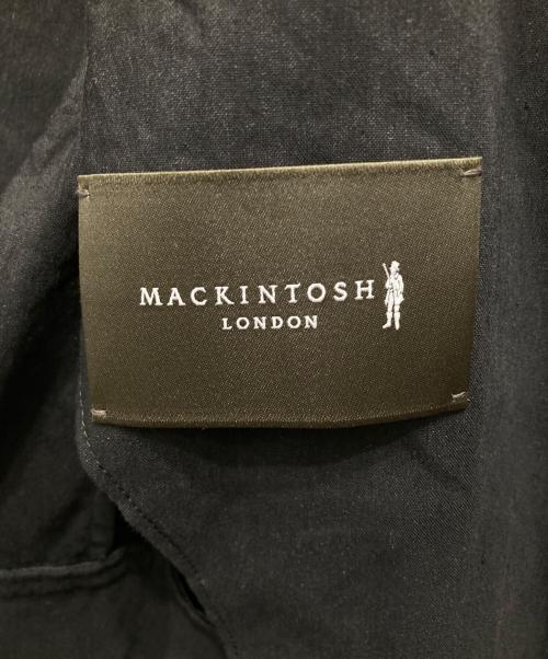 MACKINTOSH LONDON（マッキントッシュ ロンドン）MACKINTOSH LONDON (マッキントッシュ ロンドン) リネンレーヨンストレッチジャケット ブラック サイズ:38の古着・服飾アイテム