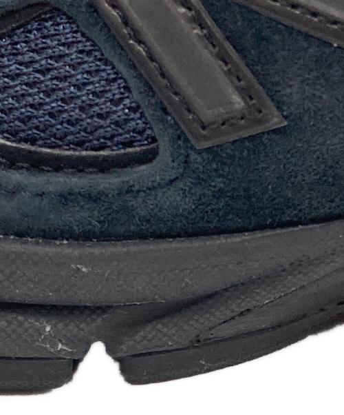 NEW BALANCE（ニューバランス）NEW BALANCE (ニューバランス) JJJJound (ジョウンド) 990V4/ローカットスニーカー ネイビー×ブラック サイズ:24の古着・服飾アイテム