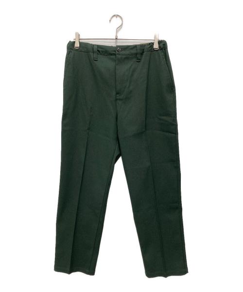 JOHNBULL（ジョンブル）Johnbull (ジョンブル) センタープレスイージーパンツ グリーン サイズ:Mの古着・服飾アイテム