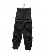 DIESELディーゼル）の古着「P-MIRTA-NL Cargo Pants/ピー ミルタ エヌエル カーゴ パンツ」｜ブラック