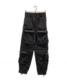 DIESEL（ディーゼル）の古着「P-MIRTA-NL Cargo Pants/ピー ミルタ エヌエル カーゴ パンツ」｜ブラック
