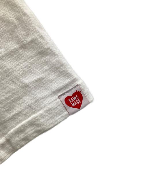 HUMAN MADE（ヒューマンメイド）HUMAN MADE (ヒューマンメイド) KAWS (カウズ) KAWS MADE GRAPHIC T-SHIRT/カウズ メイド グラフィック Tシャツ ホワイト サイズ:Sの古着・服飾アイテム