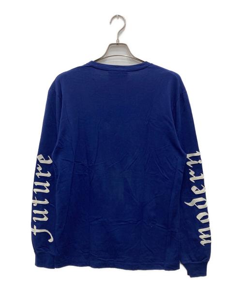 GUCCI（グッチ）GUCCI (グッチ) プラネタエンブロイダリーロングスリーブTシャツ ネイビー サイズ:Mの古着・服飾アイテム