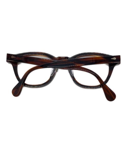 julius tart optical（ジュリアス タート オプティカル）JULIUS TART OPTICAL (ジュリアス タート オプティカル) 眼鏡 ブラウンの古着・服飾アイテム