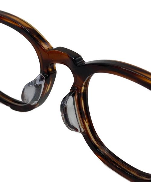 julius tart optical（ジュリアス タート オプティカル）JULIUS TART OPTICAL (ジュリアス タート オプティカル) 眼鏡 ブラウンの古着・服飾アイテム