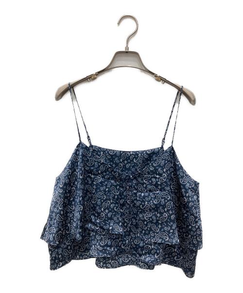 ticca（ティッカ）TICCA (ティッカ) シルクビスチェ ネイビー サイズ:Fの古着・服飾アイテム