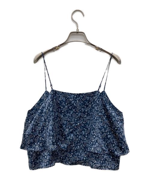 ticca（ティッカ）TICCA (ティッカ) シルクビスチェ ネイビー サイズ:Fの古着・服飾アイテム