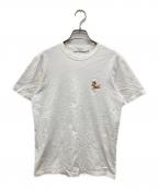 maison kitsuneメゾンキツネ）の古着「チラックスフォックスパッチクラシックTシャツ」｜ホワイト