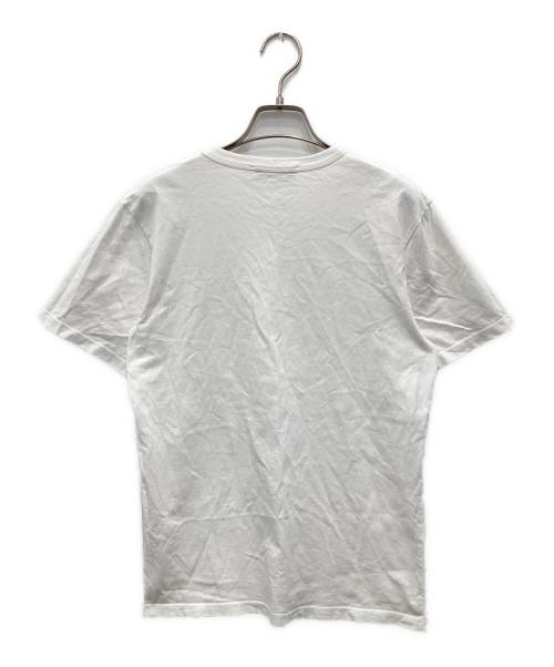 maison kitsune（メゾンキツネ）MAISON KITSUNE (メゾンキツネ) チラックスフォックスパッチクラシックTシャツ ホワイト サイズ:XXSの古着・服飾アイテム