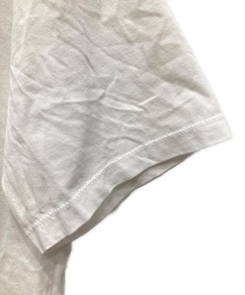 maison kitsune（メゾンキツネ）MAISON KITSUNE (メゾンキツネ) チラックスフォックスパッチクラシックTシャツ ホワイト サイズ:XXSの古着・服飾アイテム