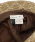 中古・古着 CELINE (セリーヌ) オールドマカダム柄ハット ベージュ サイズ:L：8000円