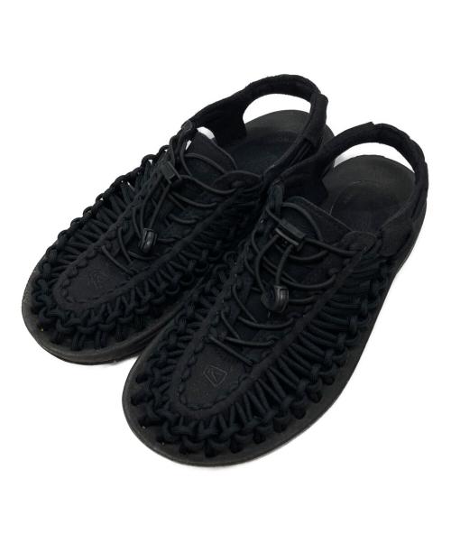 KEEN（キーン）KEEN (キーン) ユニークサンダル ブラック サイズ:24の古着・服飾アイテム