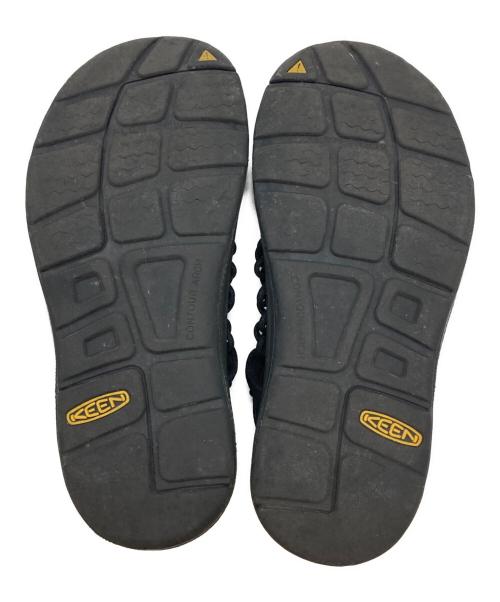 KEEN（キーン）KEEN (キーン) ユニークサンダル ブラック サイズ:24の古着・服飾アイテム