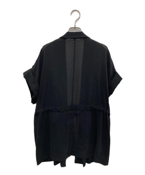 EPOCA（エポカ）EPOCA (エポカ) トリアセライトメッシュ ショートスリーブジャケット ブラック サイズ:40の古着・服飾アイテム
