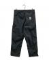 CarHartt (カーハート) POP TRADING COMPANY (ポップトレーディングカンパニー) POP DOUBLE KNEE PANT/ポップ　ダブルニー　パンツ ブラック サイズ:30：8000円
