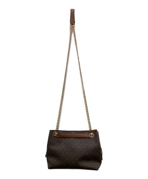 MICHAEL KORS（マイケルコース）MICHAEL KORS (マイケルコース) チェーンショルダーバッグ ブラウンの古着・服飾アイテム
