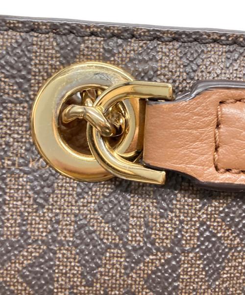 MICHAEL KORS（マイケルコース）MICHAEL KORS (マイケルコース) チェーンショルダーバッグ ブラウンの古着・服飾アイテム