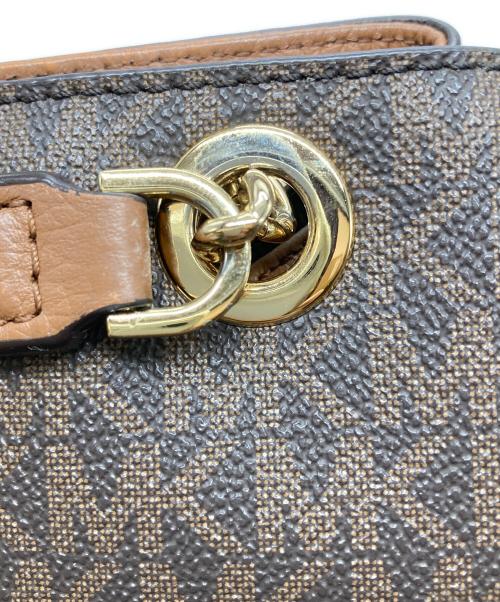 MICHAEL KORS（マイケルコース）MICHAEL KORS (マイケルコース) チェーンショルダーバッグ ブラウンの古着・服飾アイテム