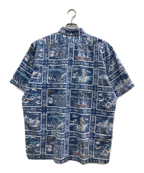 reyn spooner（レイン スプナー）reyn spooner (レイン スプナー) 総柄シャツ ネイビー サイズ:XLの古着・服飾アイテム