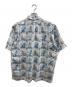 reyn spooner (レイン スプナー) 総柄シャツ ホワイト×ブルー サイズ:XL：8000円