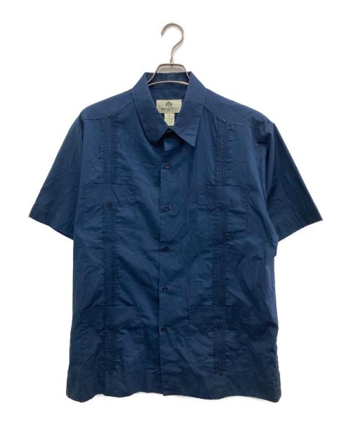 MOJITO（モヒート）MOJITO (モヒート) キューバシャツ ネイビー サイズ:1Xの古着・服飾アイテム