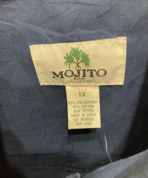 MOJITO（モヒート）MOJITO (モヒート) キューバシャツ ネイビー サイズ:1Xの古着・服飾アイテム