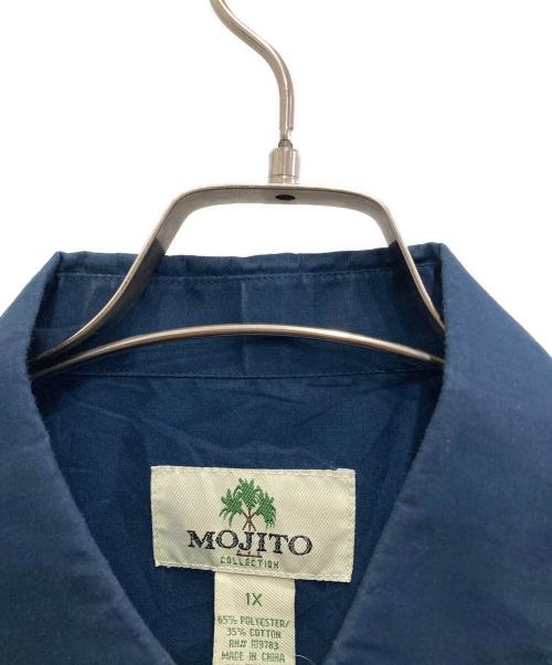 MOJITO（モヒート）MOJITO (モヒート) キューバシャツ ネイビー サイズ:1Xの古着・服飾アイテム