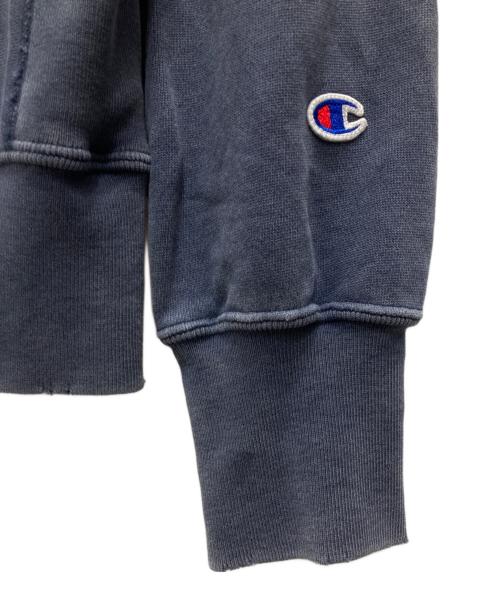 Champion（チャンピオン）Champion (チャンピオン) 後染めリバースウィーブスウェット ネイビー サイズ:Lの古着・服飾アイテム