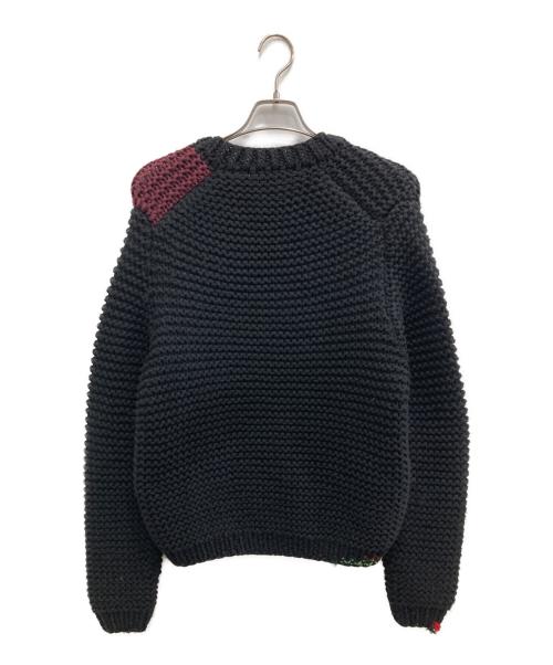 PRADA（プラダ）PRADA (プラダ) ハンドメイドセーター ブラック サイズ:46の古着・服飾アイテム
