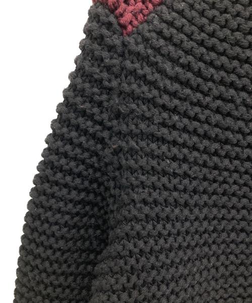 PRADA（プラダ）PRADA (プラダ) ハンドメイドセーター ブラック サイズ:46の古着・服飾アイテム